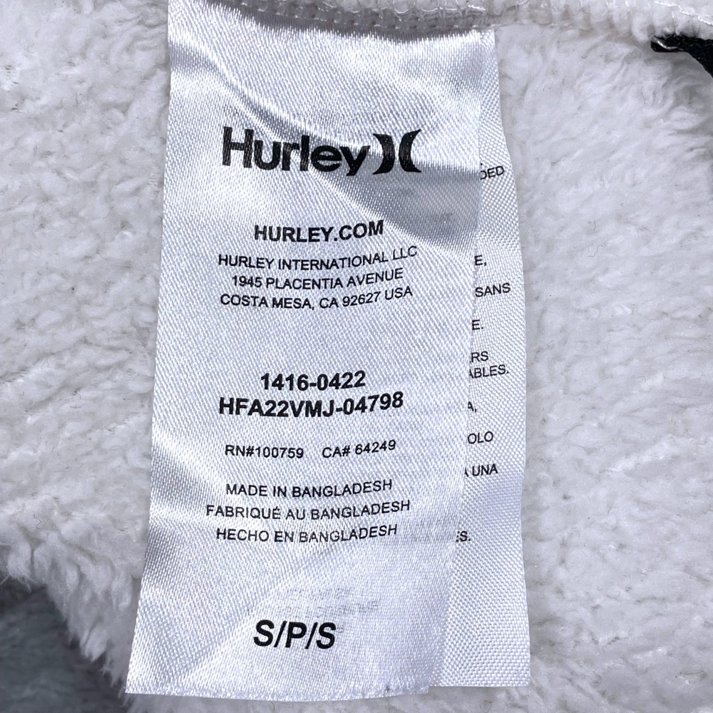Hurley Cream Fleece Quarter-Zip Sweatshirt - Picture 6 of 16